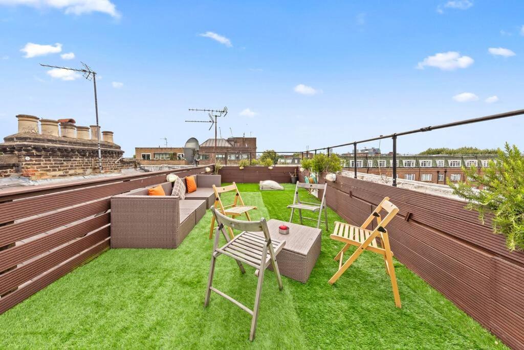 Spacious Sleep 11 With Terrace In Earls Court Ec99 London Exterior foto